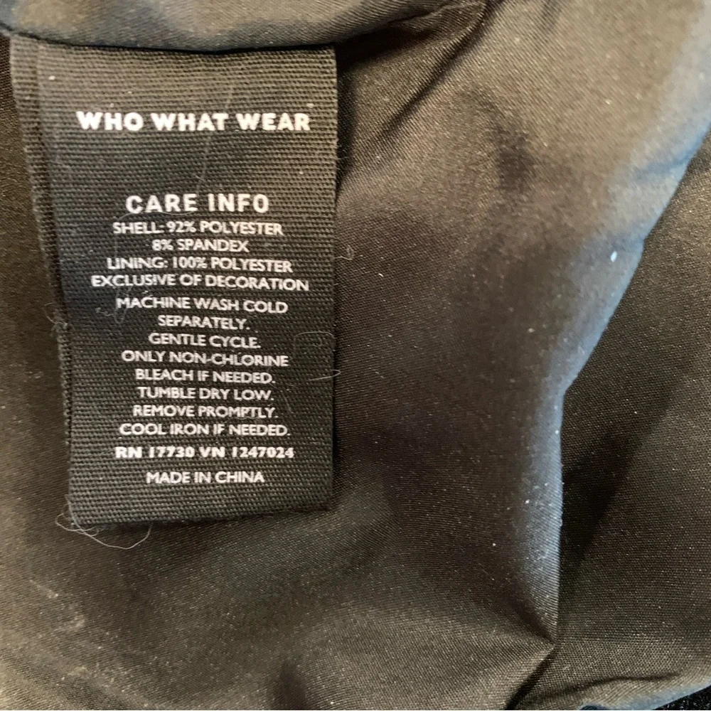 Who What Wear Black Velvet Jacket/Blazer Size S - Picture 8 of 10